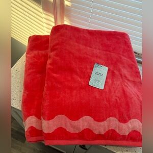 Kassatex- Kassa Beach Oversized Beach Towel- set of 2